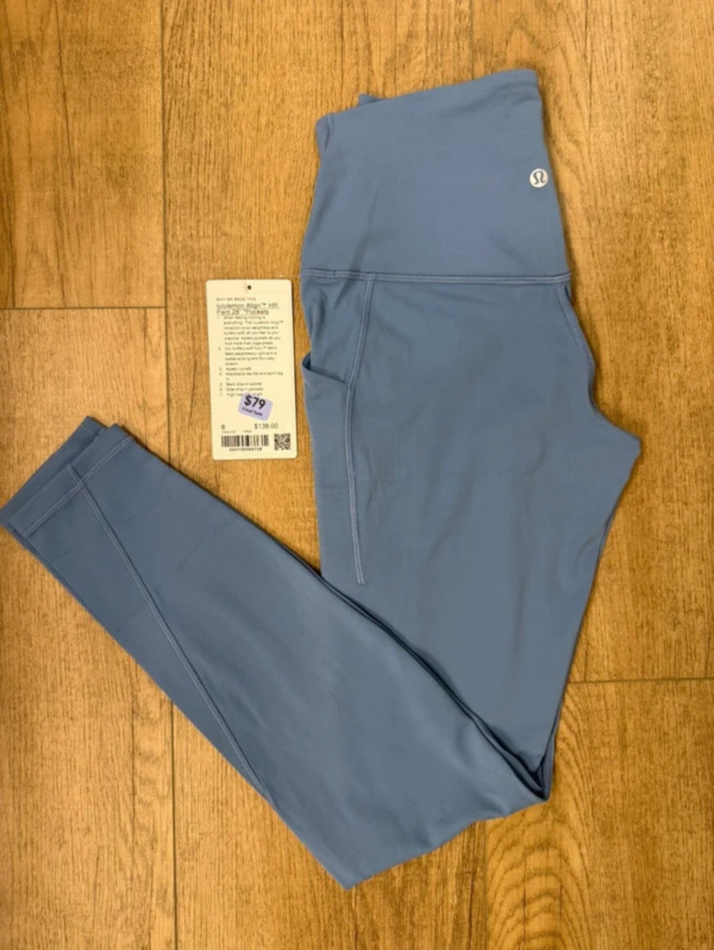 Lululemon Align HR Pant 25" with Pockets Size 8 PREB